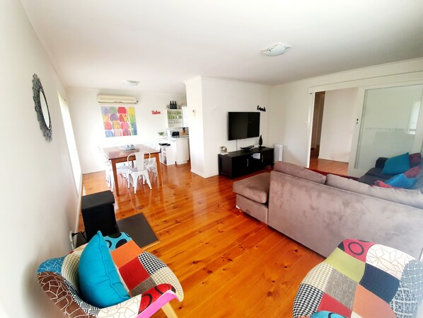 Bright and airy living area