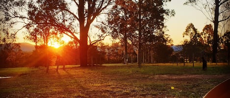 Picturesque sunsets over the ranges