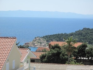 Vista para praia/oceano