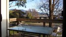 Sun deck off kitchen dinning area