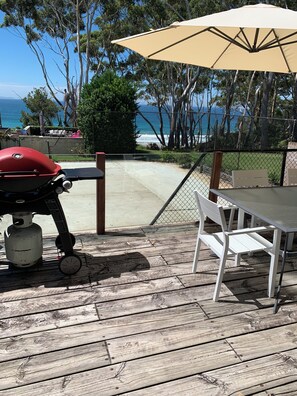 BBQ on spacious deck