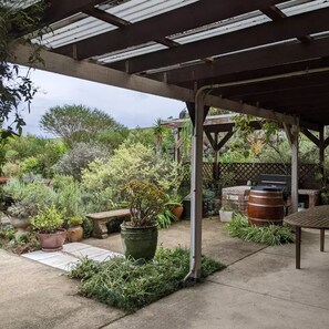 front patio - one of several outdoor spaces