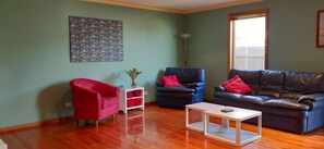 Large downstairs living area.