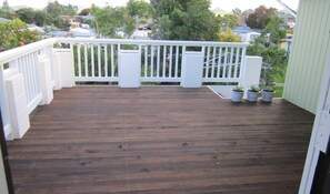 Large back deck