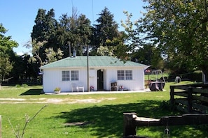 Cottage garden from front