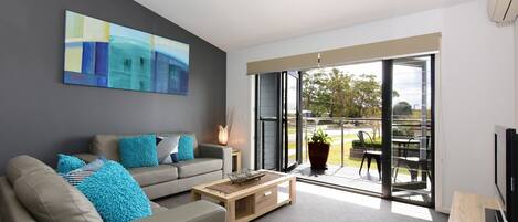 Lounge Room opening up onto north facing deck