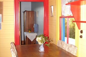 Dining Area, Bathroom beyond