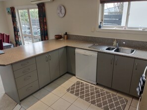 Spacious kitchen with all amenities. 