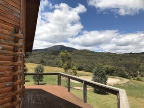 Magnificent views up to Mt Timbertop