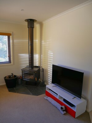 Cosy wood fire for the winter.
