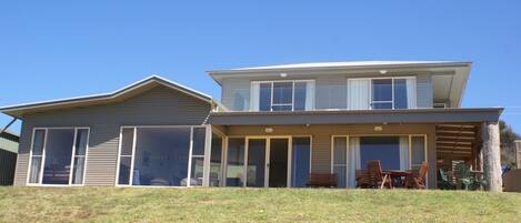 Snellings Beach House has great sea views.