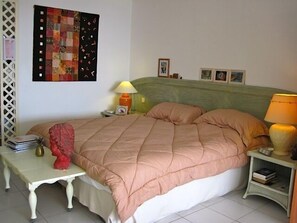 The king size bed