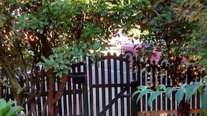 Step through the front gate and you are in the main Street.