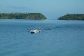 Skurfing on the lagoon