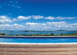 15m Heated Pool and View