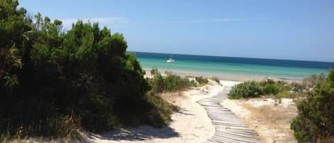 Stairway to the beautiful beach