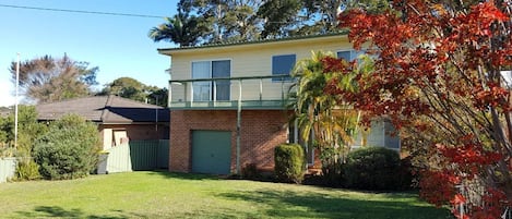 Front of house and garden