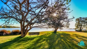 Access to waterfront from the property