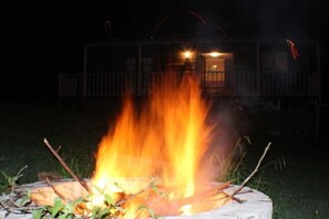 Starter wood is provided. Bring more or scavenge in the bushland for more.