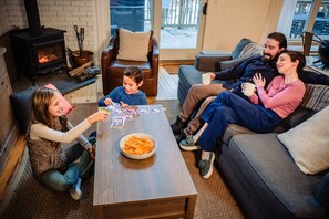 Make unforgettable memories by the warm fireplace in our Poconos lakefront home!