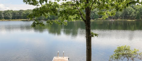 Lake Living at its Best: Private Dock, Boats, Fishing & Stunning Scenery