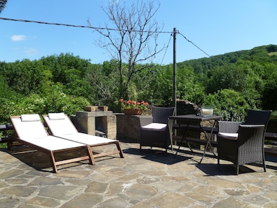 Casa de vacaciones en el campo en el Aveyron, el sur de Francia