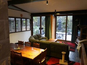 Downstairs Lounge Room looking out towards back deck and BBQ