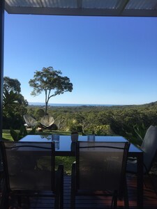 Luxury accommodation in beautiful Scott's Head. Best of beach and bush views.