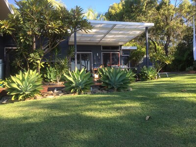 Luxury accommodation in beautiful Scott's Head. Best of beach and bush views.