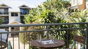 Balcony off living room