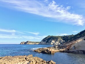...take a stroll to Cala Blanca Beach. Only a short walk from Villa CHIO. 