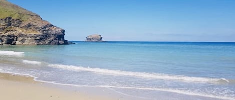 Beach 100m from cottage 