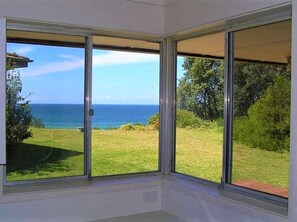A view from within the house
