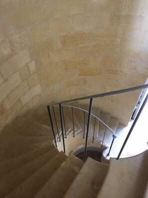 original stone staircase