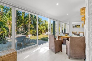 Soak up the sun in your tropical private garden