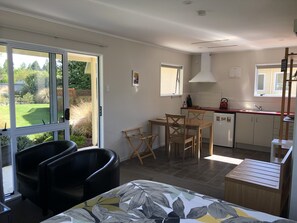 Kitchen and seating area 