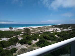 Vista a la playa o el mar