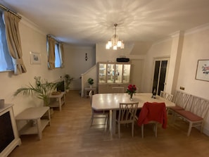 Dining room with plenty of space for the extended family 