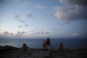 yoga lessons in our villa!