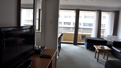 Sydney CBD Large Studio Apartment with Balcony