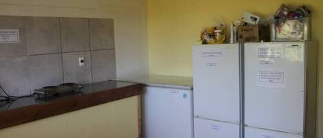 Basic kitchen facilities - shared with Gentle Annie camping guests