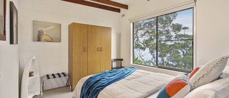 Master bedroom with lake views 