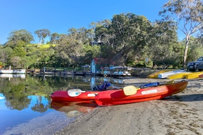 Complimentary kayak, paddles & life jackets available throughout your stay