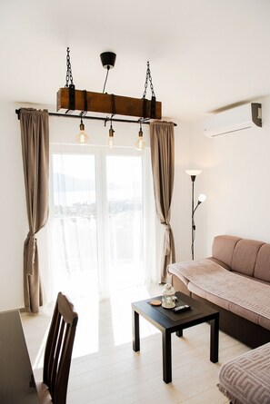Living room with dining area