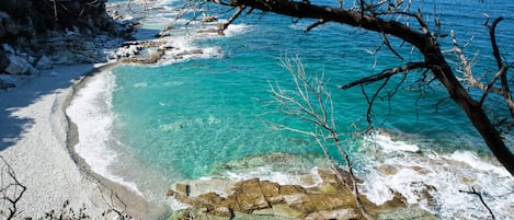 The awesome beach near Kalamaki