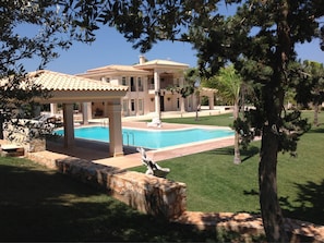 Garden pool view
