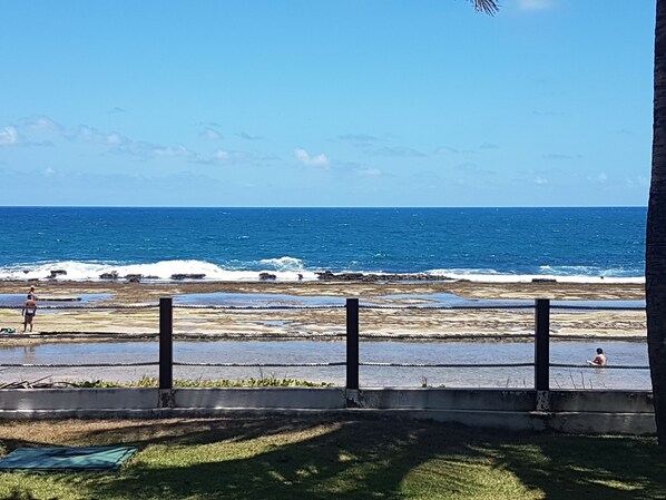 Vista para a praia ou o mar