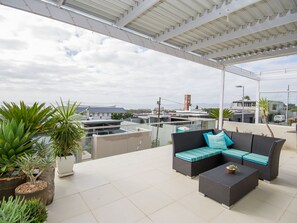 Balcony with barbecue facilities
