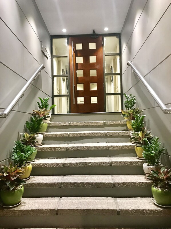 Interior entrance