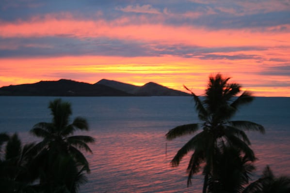 Beautiful over water sunsets 